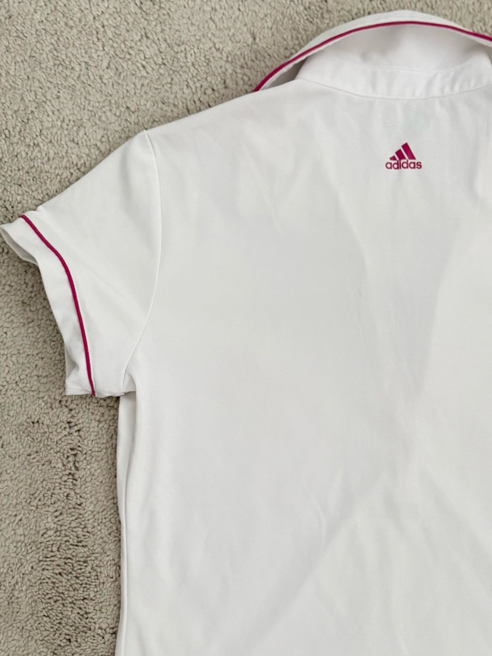 Adidas White Golf Shirt Size Small - Picture 11 of 14